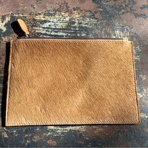 NWOT Small Cow Hide Portfolio